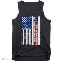 Trump Distressed USA Flag Tank Top thumb 0
