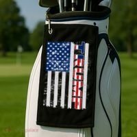 Trump Distressed USA Flag Golf Towel thumb 2