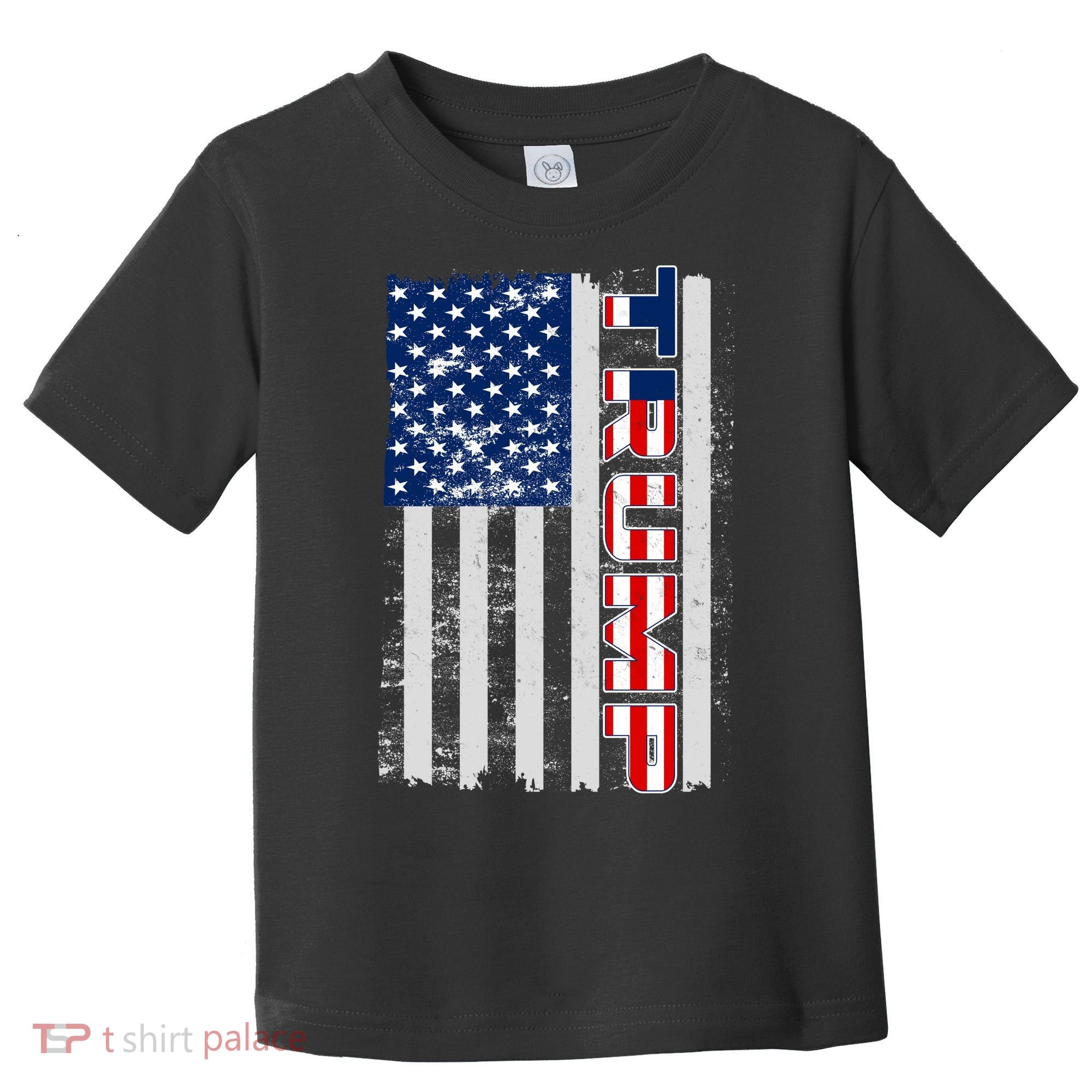 Trump Distressed USA Flag Toddler T-Shirt