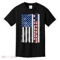 Trump Distressed USA Flag Kids T-Shirt thumb 0