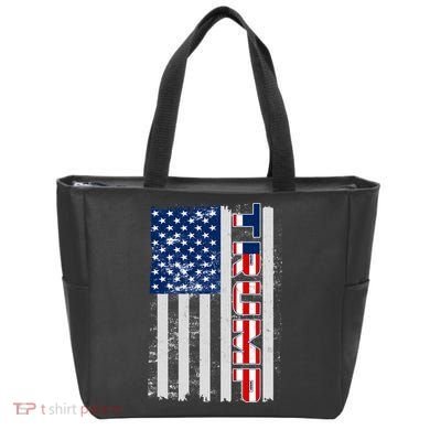 Trump Distressed USA Flag Tote Bag