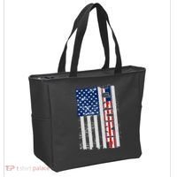 Trump Distressed USA Flag Tote Bag thumb 2