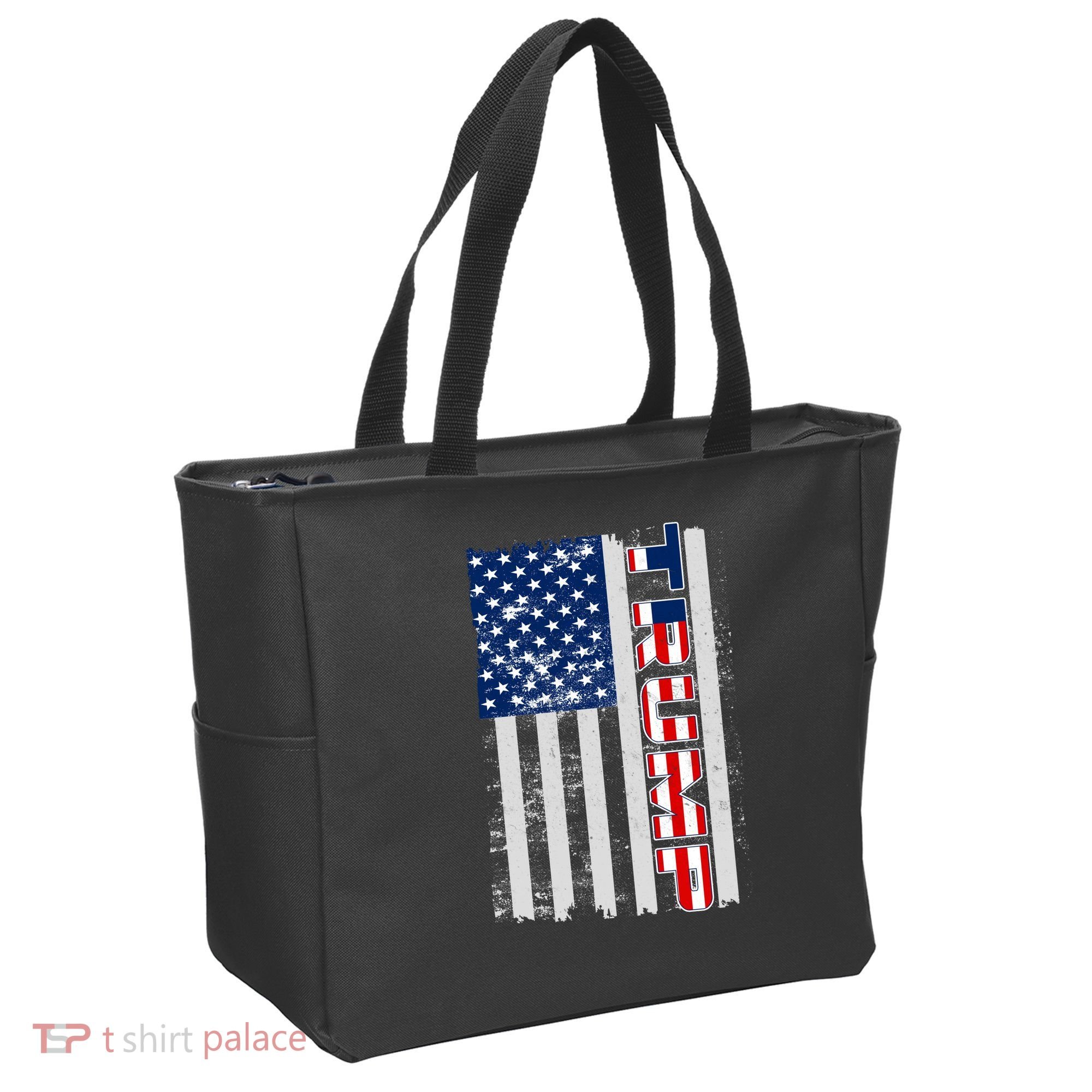Trump Distressed USA Flag Tote Bag