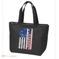 Trump Distressed USA Flag Tote Bag thumb 3