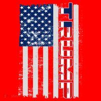 Trump Distressed USA Flag Santa Hat thumb 1