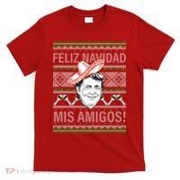 Trump Feliz Navidad Ugly Christmas Sweater T-Shirt thumb 0