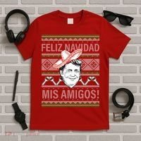 Trump Feliz Navidad Ugly Christmas Sweater T-Shirt thumb 5