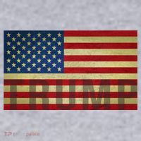 Trump For America Women's Racerback Cropped Tank thumb 2