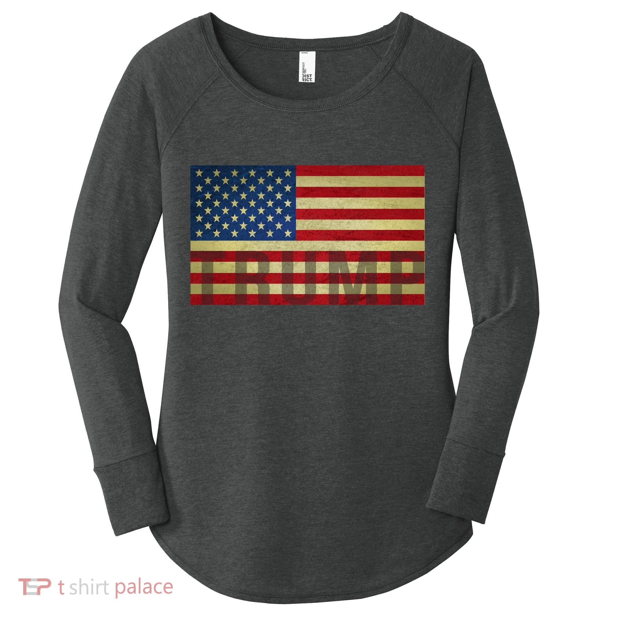 Trump For America Women's Perfect Tri Tunic Long Sleeve Shirt