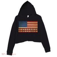 Trump For America Crop Fleece Hoodie thumb 0