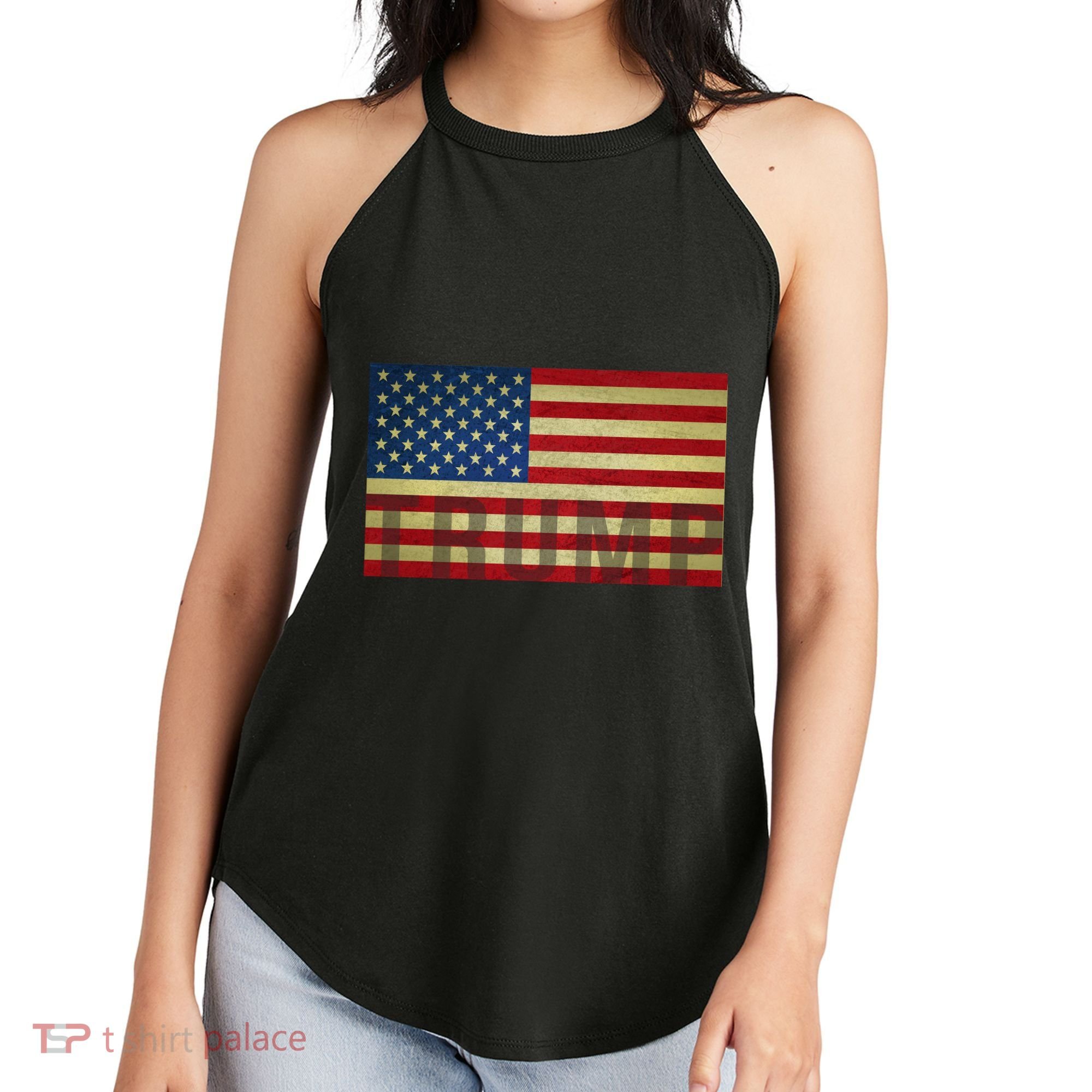 Trump For America Women's Perfect Tri Rocker Tank