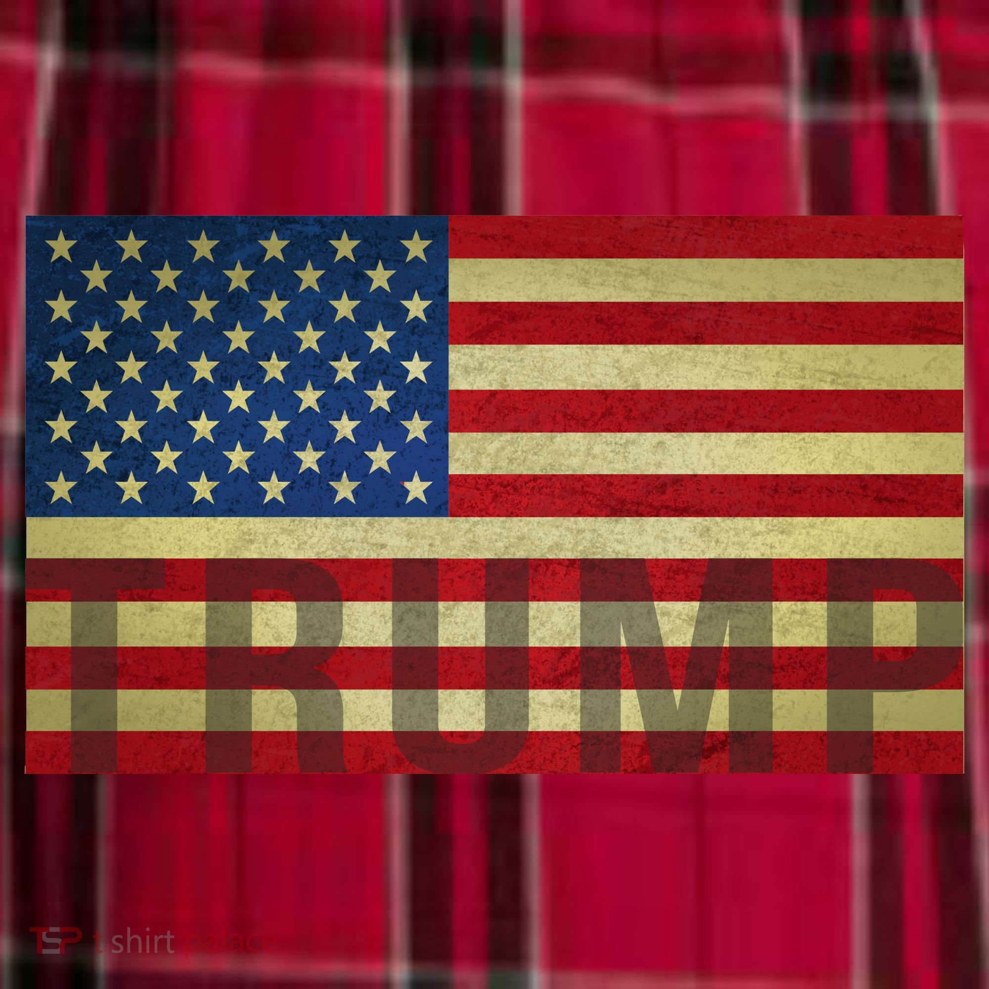 Trump For America Men's Flannel Plaid Pajama Pants