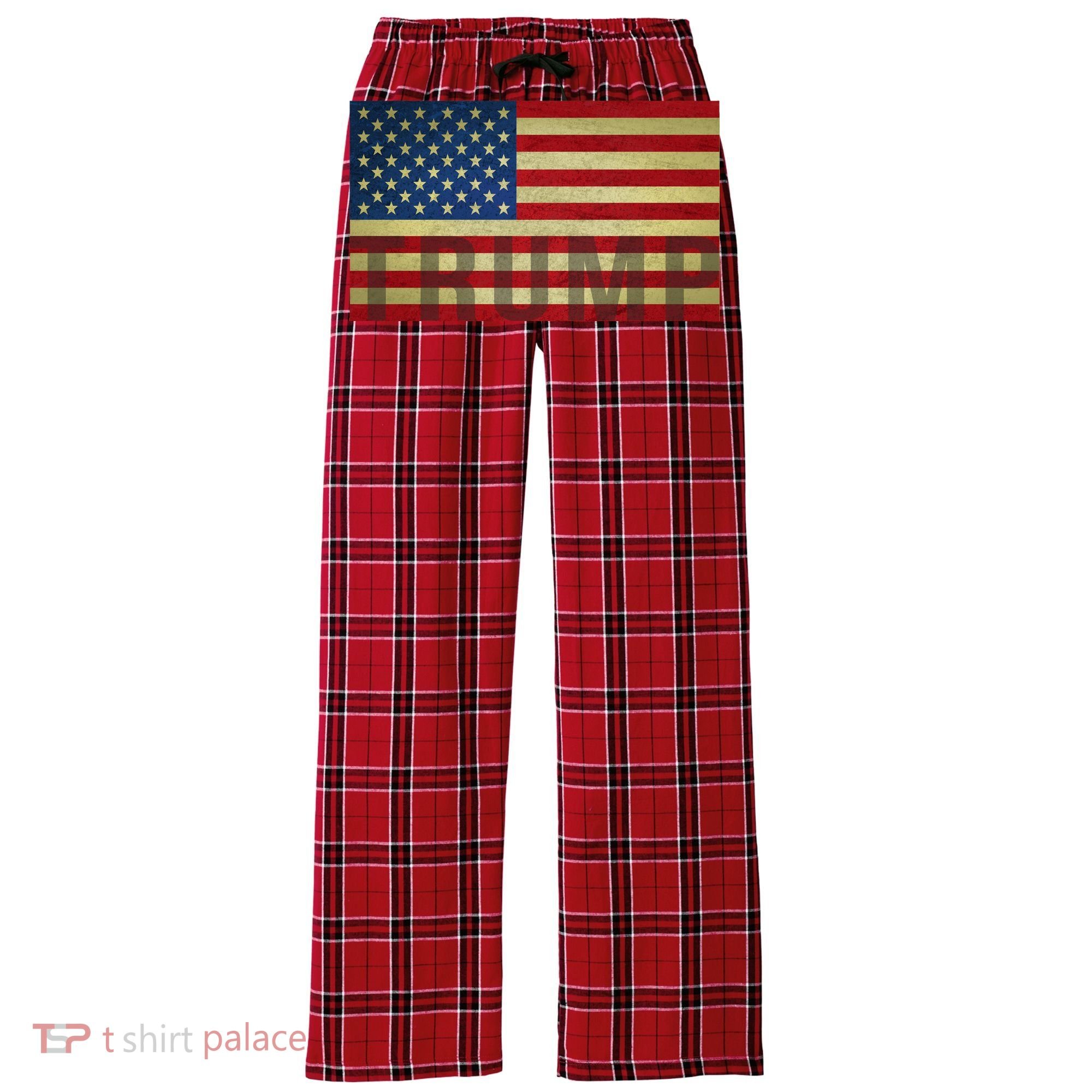 Trump For America Women's Flannel Plaid Pajama Pants