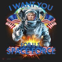 Trump I Want You For US Space Force Women's Sweatshirt thumb 2