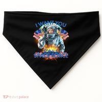 Trump I Want You For US Space Force USA-Made Doggie Bandana thumb 0