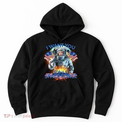 Trump I Want You For US Space Force Hoodie