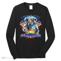 Trump I Want You For US Space Force Long Sleeve Shirt thumb 0