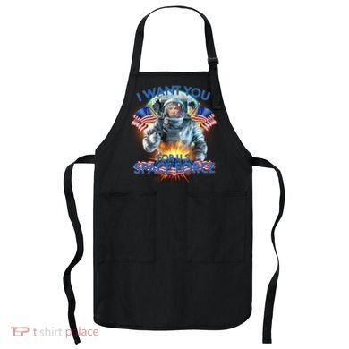 Trump I Want You For US Space Force Apron