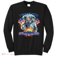 Trump I Want You For US Space Force Sweatshirt thumb 0