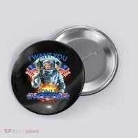 Trump I Want You For US Space Force Button thumb 0