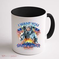 Trump I Want You For US Space Force Coffee Mug thumb 1