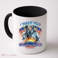 Trump I Want You For US Space Force Coffee Mug thumb 0