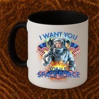 Trump I Want You For US Space Force Coffee Mug thumb 2