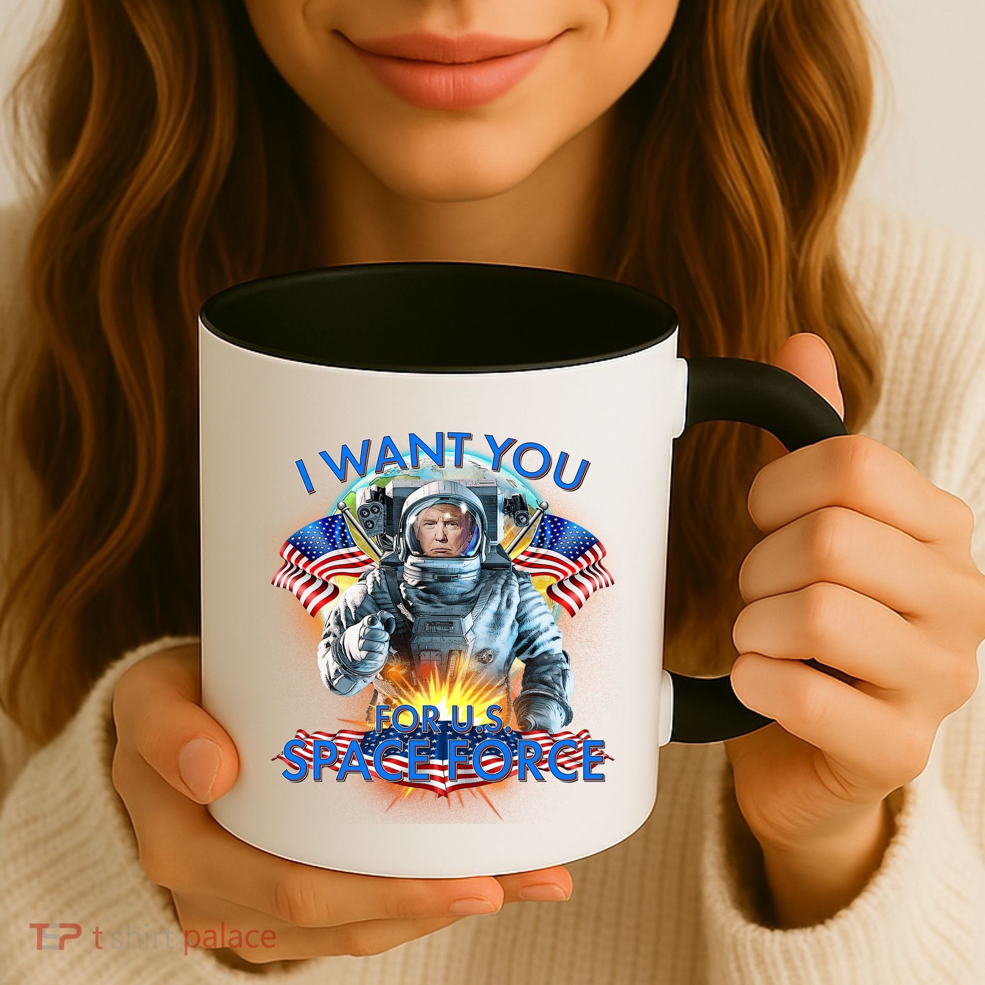 Trump I Want You For US Space Force Coffee Mug