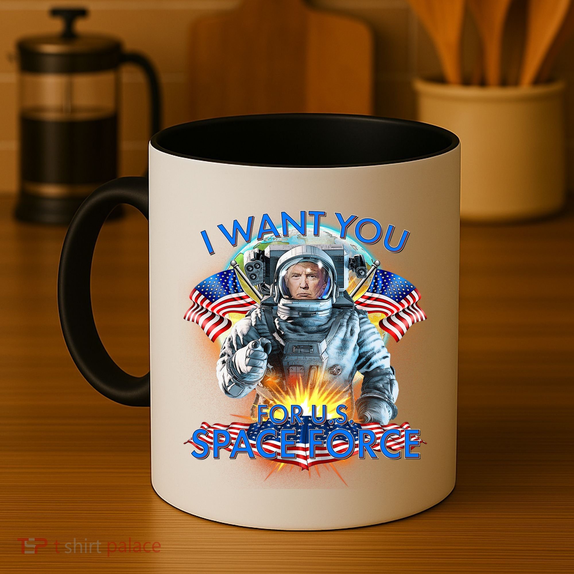 Trump I Want You For US Space Force Coffee Mug