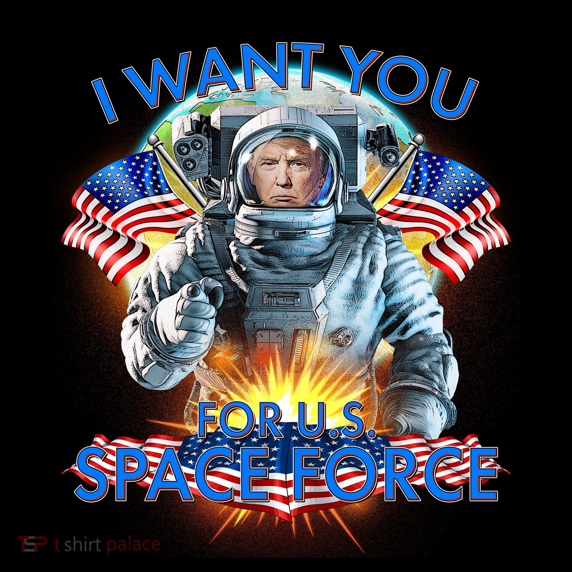 Trump I Want You For US Space Force Coffee Mug