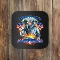 Trump I Want You For US Space Force Coaster thumb 0
