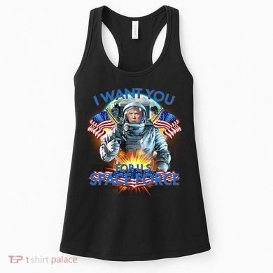 Trump I Want You For US Space Force Women's Tank Top