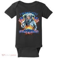 Trump I Want You For US Space Force Baby Bodysuit thumb 0