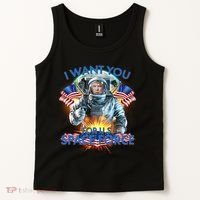 Trump I Want You For US Space Force Tank Top thumb 2