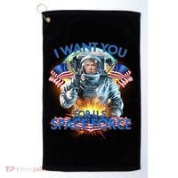 Trump I Want You For US Space Force Golf Towel thumb 0