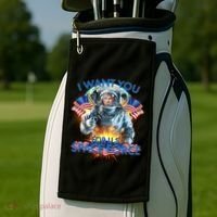 Trump I Want You For US Space Force Golf Towel thumb 2