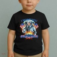 Trump I Want You For US Space Force Toddler T-Shirt thumb 2