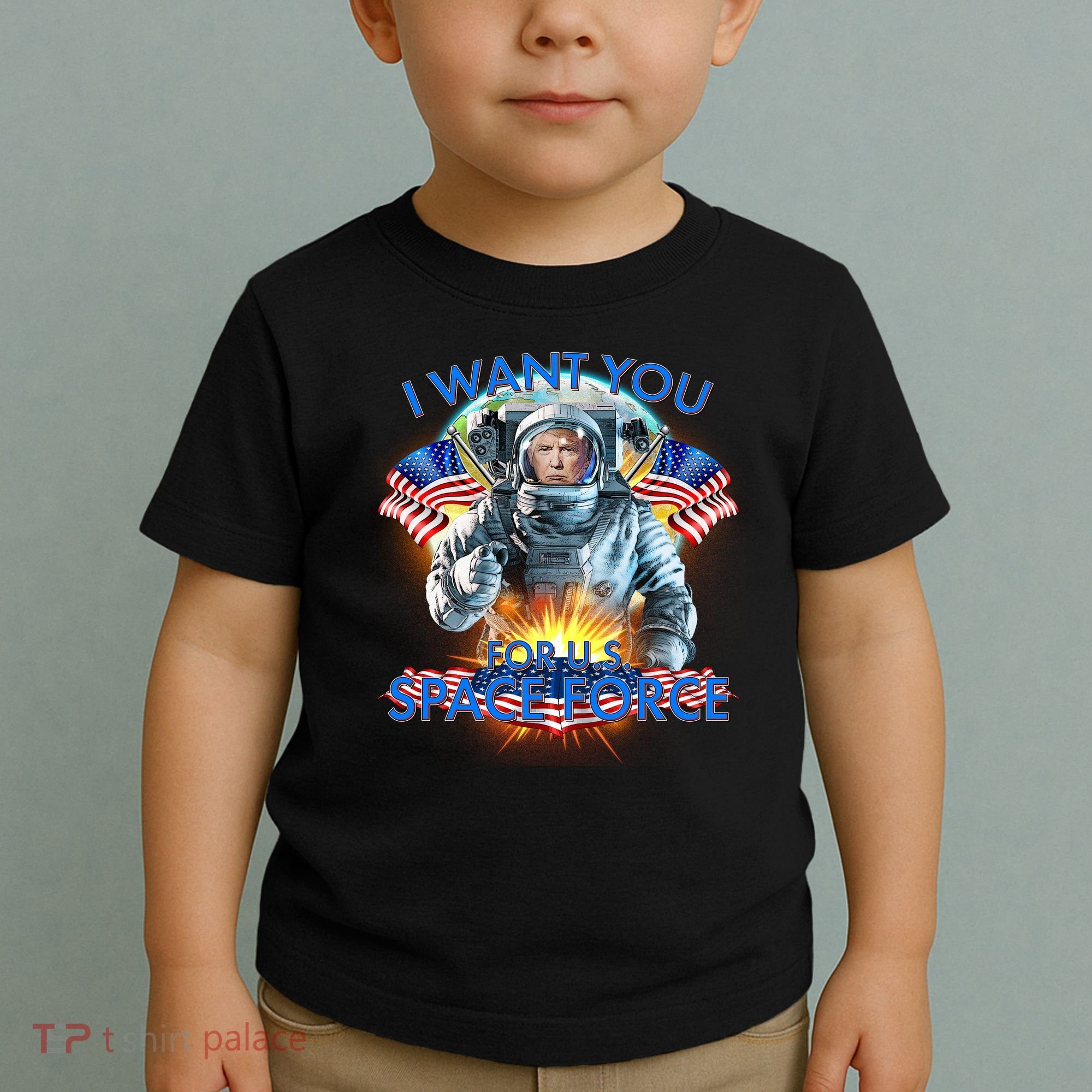 Trump I Want You For US Space Force Toddler T-Shirt