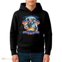 Trump I Want You For US Space Force Kids Hoodie thumb 4