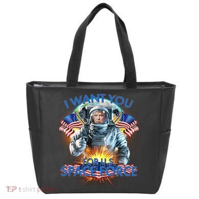 Trump I Want You For US Space Force Tote Bag