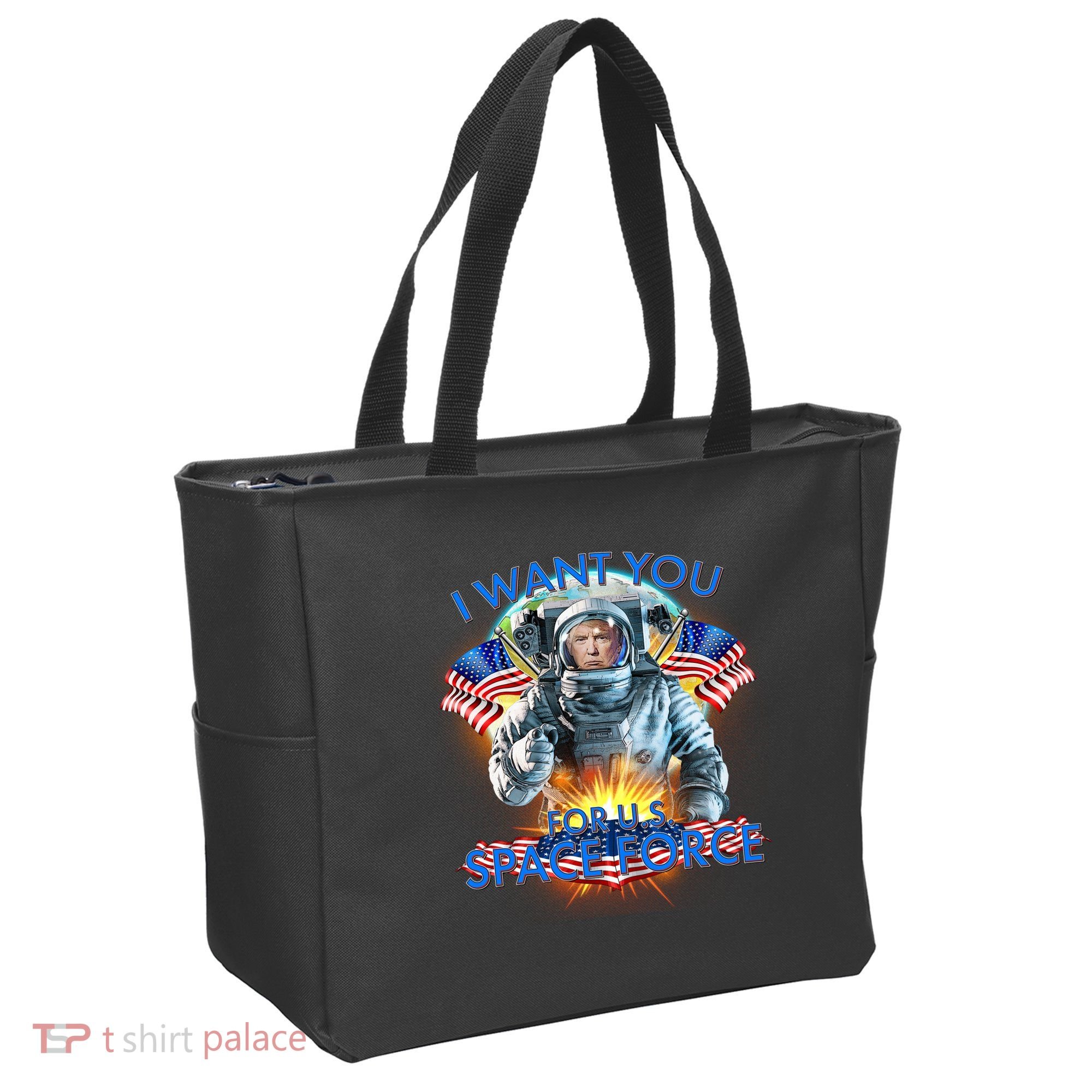 Trump I Want You For US Space Force Tote Bag