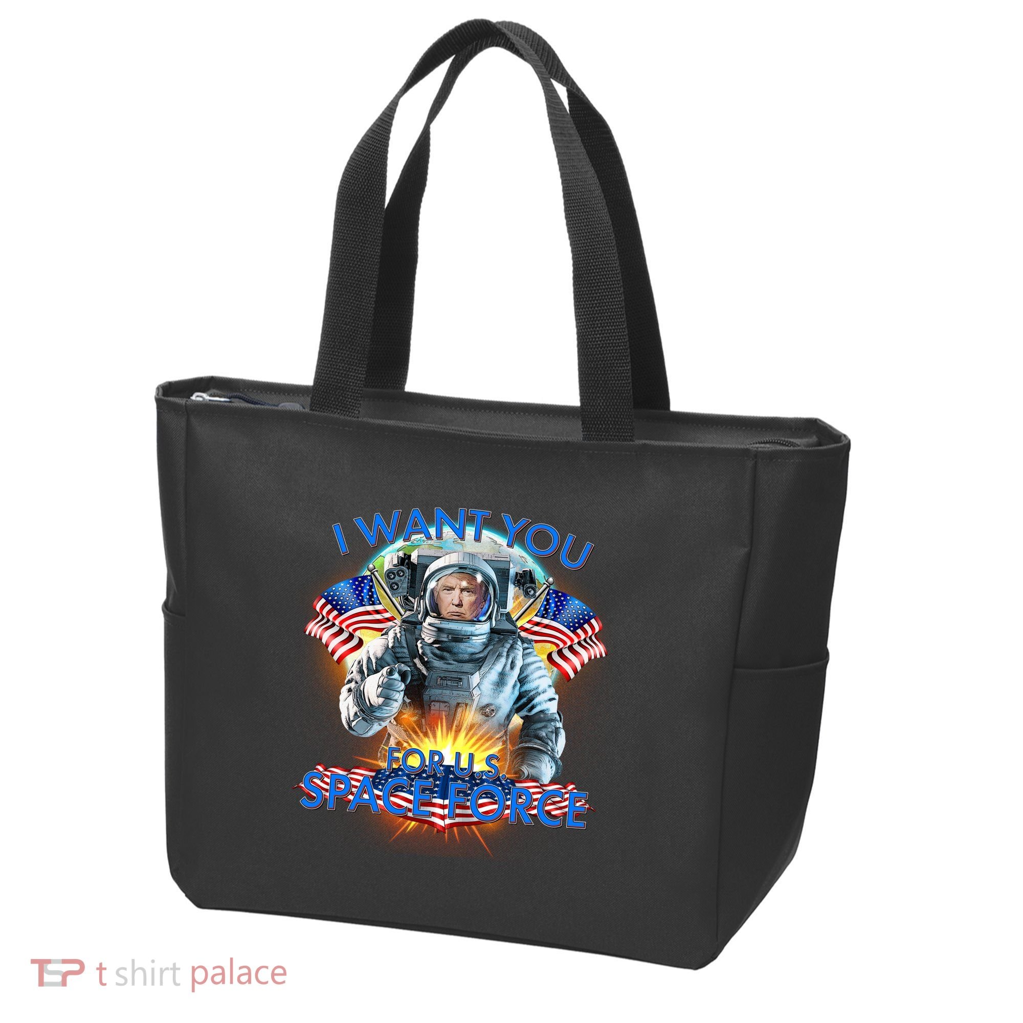 Trump I Want You For US Space Force Tote Bag