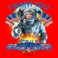 Trump I Want You For US Space Force Santa Hat thumb 1