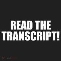 Trump Impeachment Hoax Read the Transcript Women's Sweatshirt thumb 2