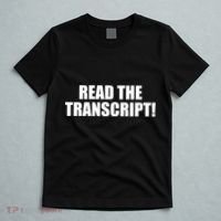 Trump Impeachment Hoax Read the Transcript T-Shirt thumb 5