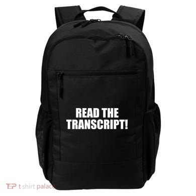 Trump Impeachment Hoax Read the Transcript Backpack