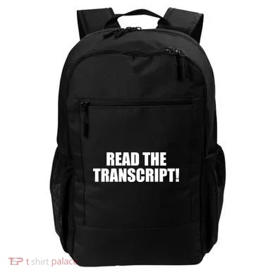 Trump Impeachment Hoax Read the Transcript Backpack