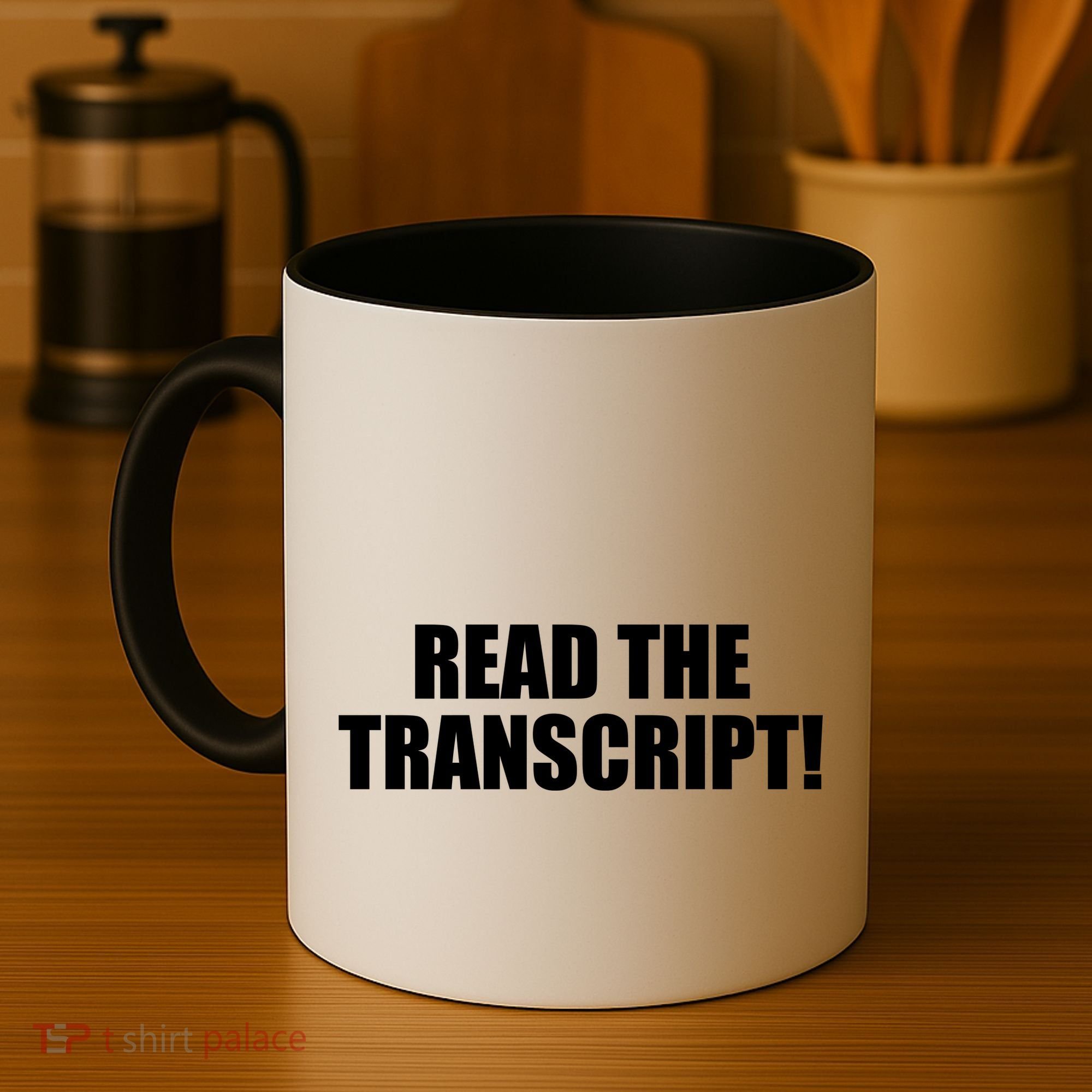 Trump Impeachment Hoax Read the Transcript Coffee Mug