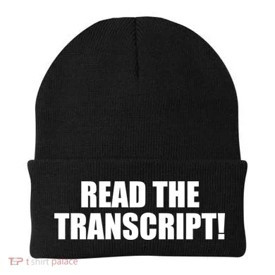 Trump Impeachment Hoax Read the Transcript Beanie