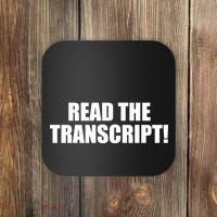 Trump Impeachment Hoax Read the Transcript Coaster thumb 0